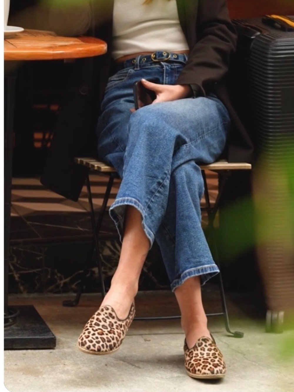CHARIX Slip-On Leopard Cowhide Hair  Size EU 41 US 9.5/10 - Picture 7 of 13